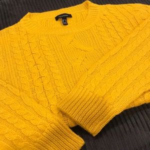 Rich Yellow Knitted Sweater